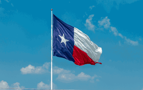 the Lone Star flag