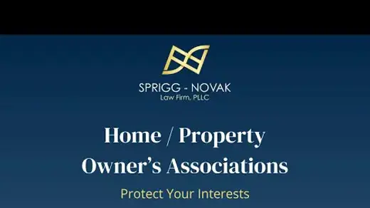 Home / Property Owner's Association Cases